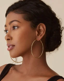 PAVOI Hoops-Clasp Back Thin Hoops