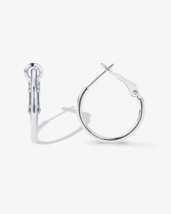 PAVOI Hoops-Clasp Back Thin Hoops