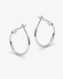 PAVOI Hoops-Clasp Back Thin Hoops