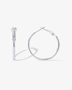 PAVOI Hoops-Clasp Back Thin Hoops