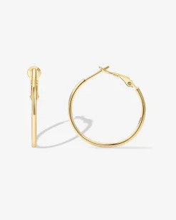 PAVOI Hoops-Clasp Back Thin Hoops
