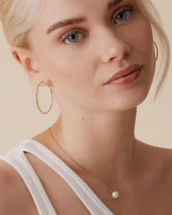 PAVOI Hoops-Clasp Back Thin Hoops