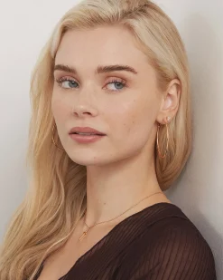 PAVOI Hoops-Clasp Back Thin Hoops