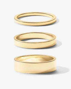 PAVOI Stackable-Classic Stacking Ring Set