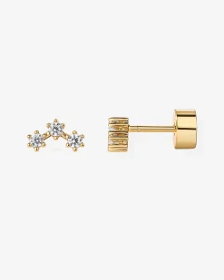 PAVOI Flat Backs|Studs-Cluster Starburst Screwbacks