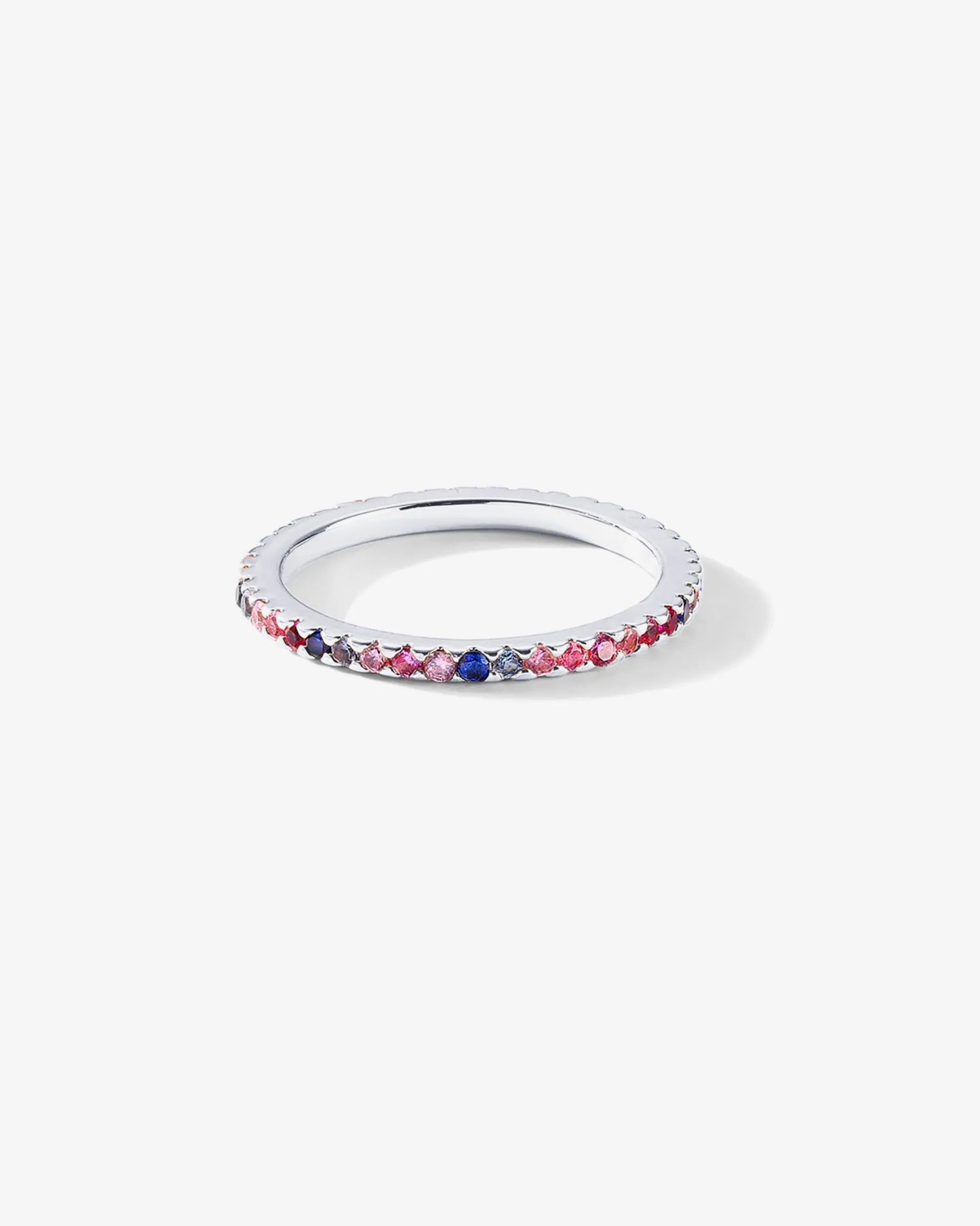 PAVOI Stackable|Eternity-Colored Mila Eternity Band
