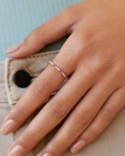 PAVOI Stackable|Eternity-Colored Mila Eternity Band