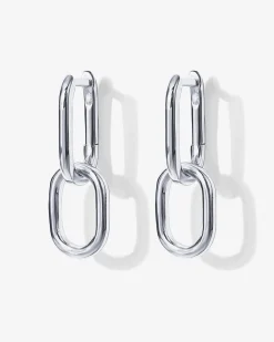 PAVOI Dangle & Threader|Huggies-Convertible Paper Clip Link Hoops