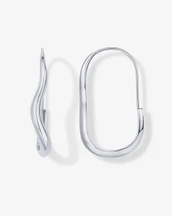 PAVOI Dangle & Threader|Hoops-Crete Wavy Hoops