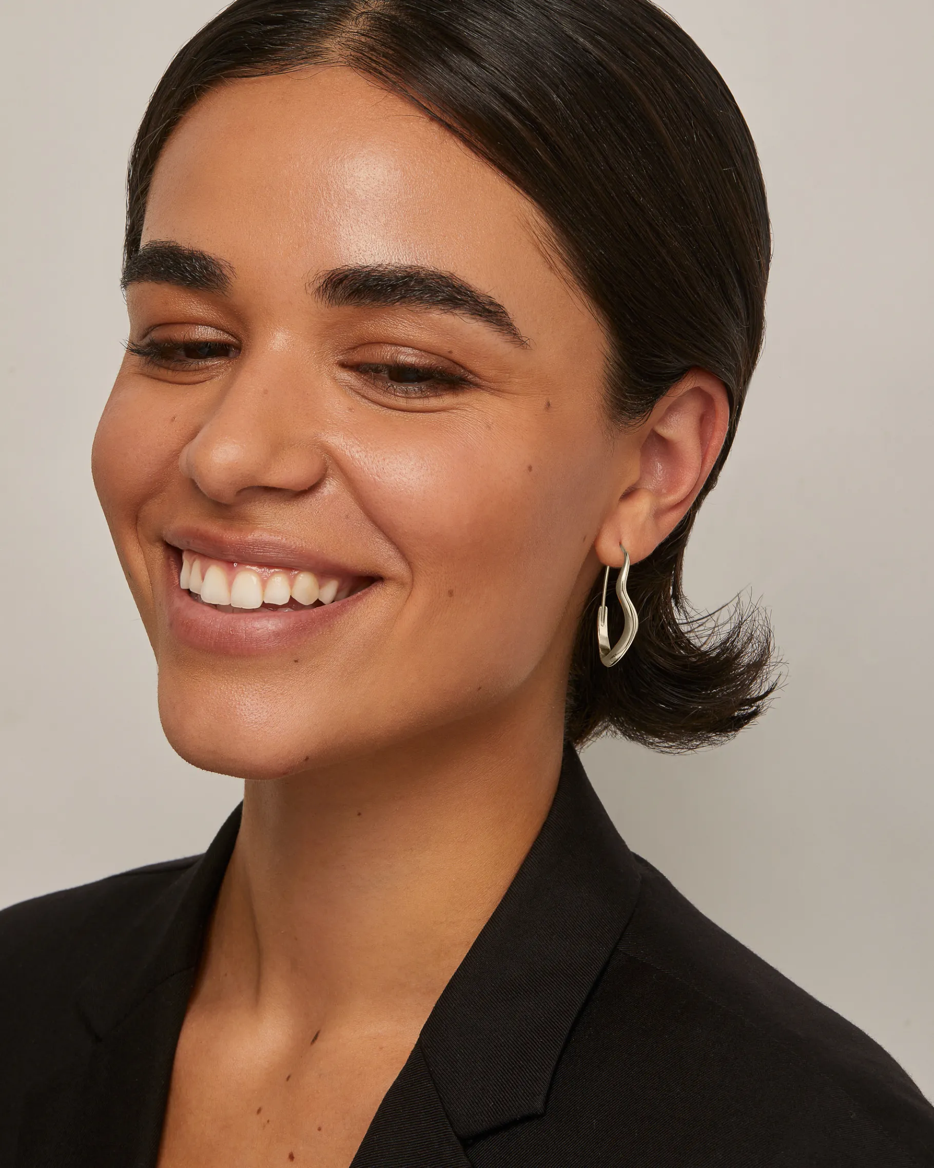 PAVOI Dangle & Threader|Hoops-Crete Wavy Hoops