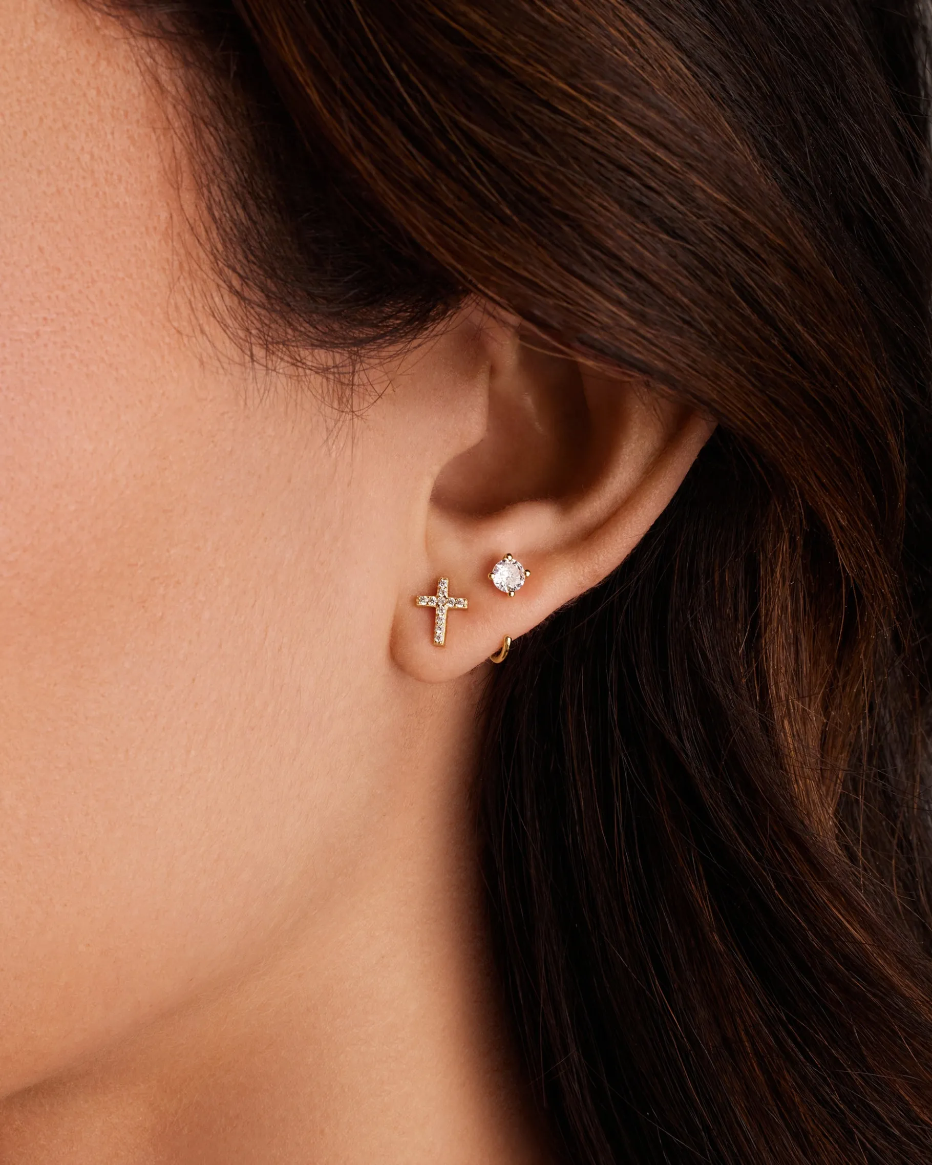 PAVOI Studs-Cross Earrings