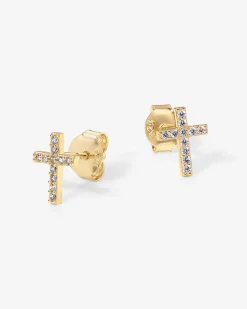 PAVOI Studs-Cross Earrings