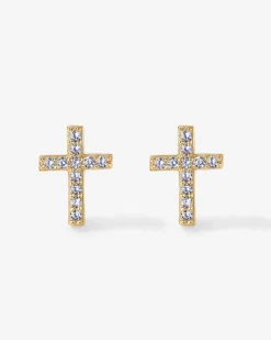 PAVOI Studs-Cross Earrings