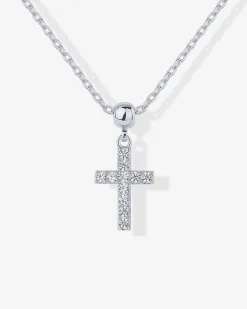 PAVOI Charms|Pendants-Cross Pendant Necklace