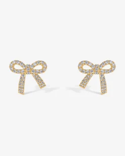 PAVOI Studs-Cubic Zirconia Bow Stud Earrings