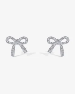 PAVOI Studs-Cubic Zirconia Bow Stud Earrings