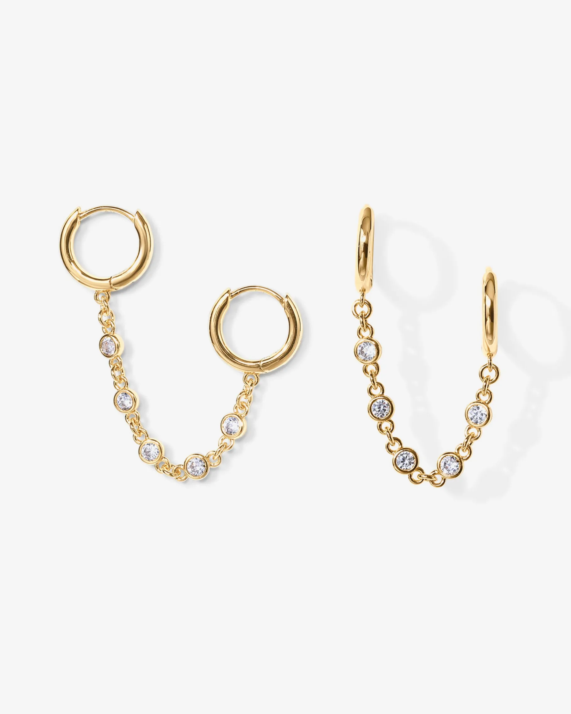 PAVOI Chain Earrings|Dangle & Threader-Cubic Zirconia Chain Earrings