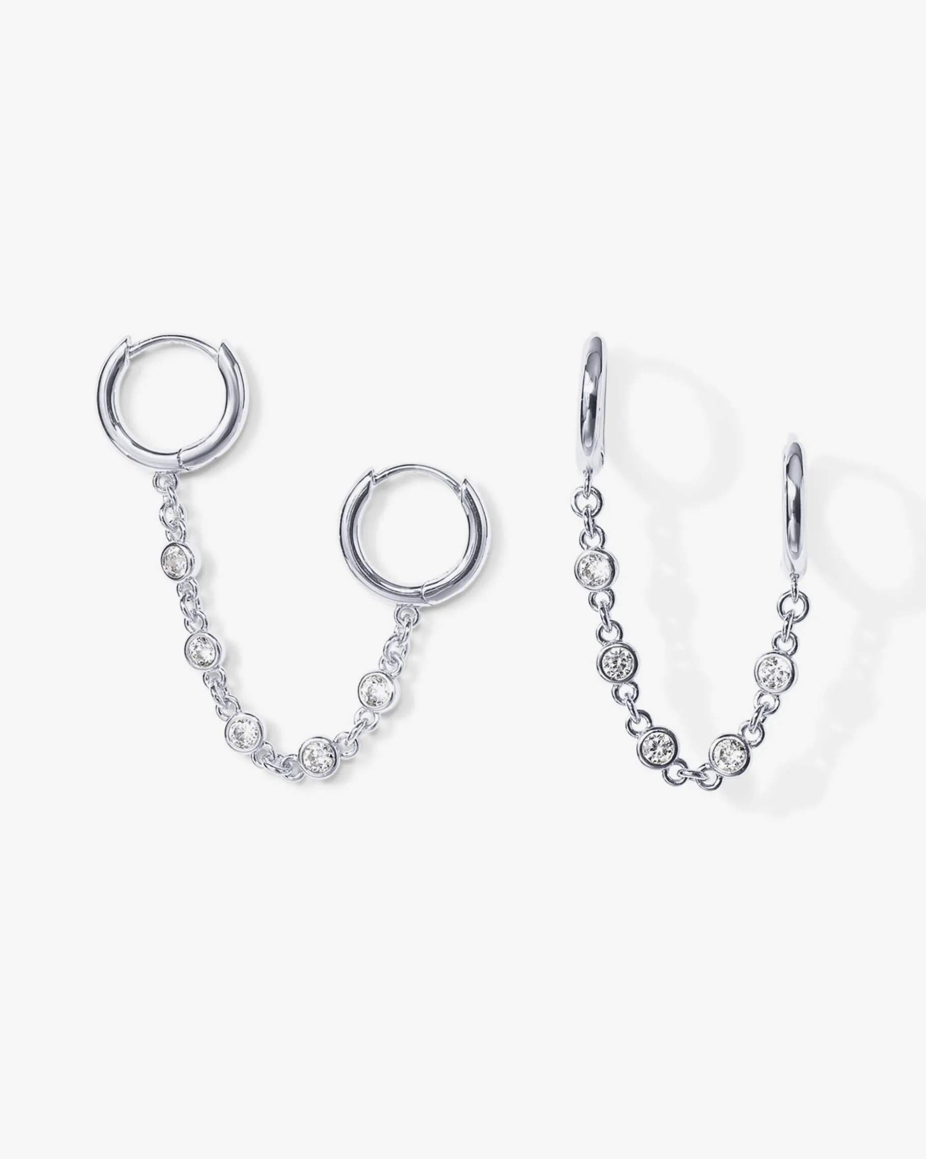 PAVOI Chain Earrings|Dangle & Threader-Cubic Zirconia Chain Earrings