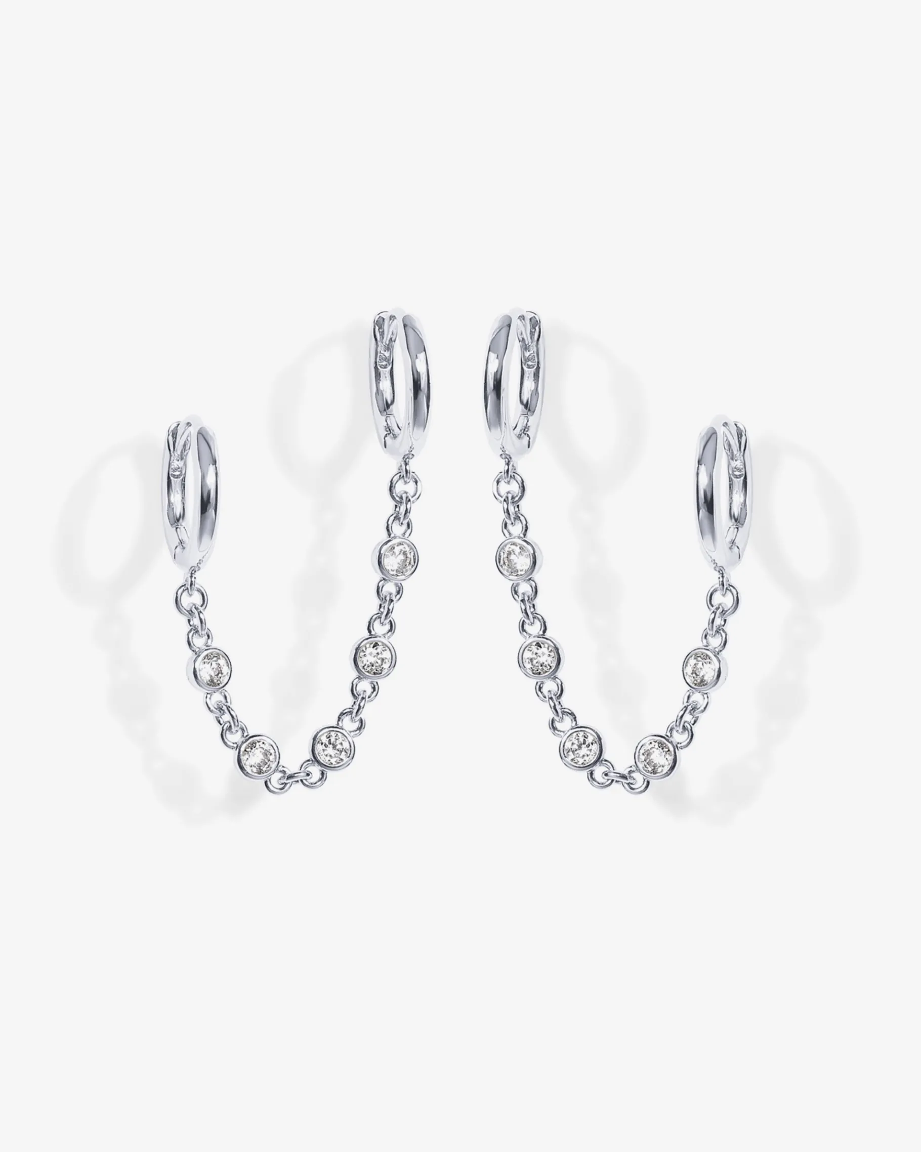 PAVOI Chain Earrings|Dangle & Threader-Cubic Zirconia Chain Earrings