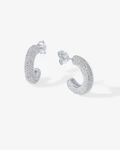 PAVOI Hoops-Cubic Zirconia Chunky Hoop Earrings