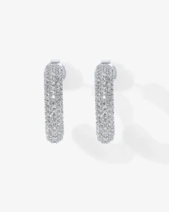 PAVOI Hoops-Cubic Zirconia Chunky Hoop Earrings