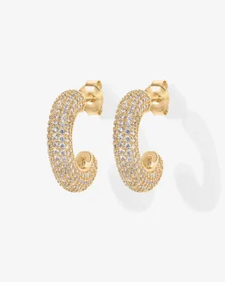 PAVOI Hoops-Cubic Zirconia Chunky Hoop Earrings