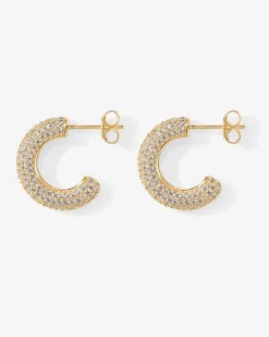 PAVOI Hoops-Cubic Zirconia Chunky Hoop Earrings