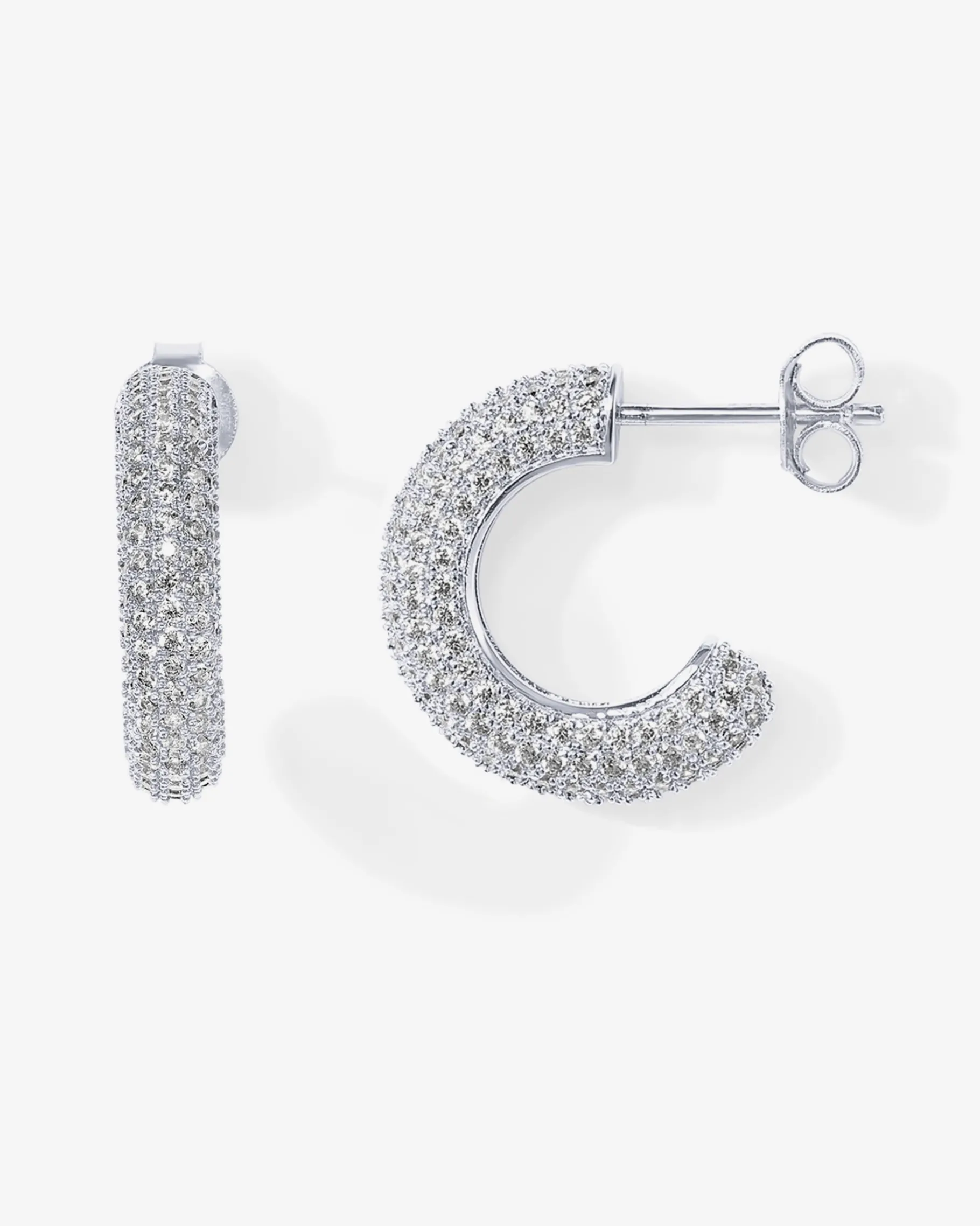 PAVOI Hoops-Cubic Zirconia Chunky Hoop Earrings