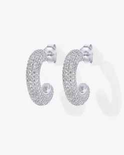 PAVOI Hoops-Cubic Zirconia Chunky Hoop Earrings