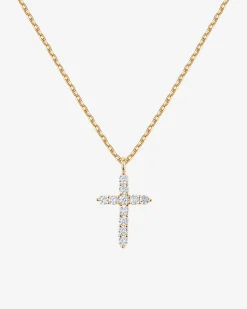 PAVOI Pendants-Cubic Zirconia Cross Pendant