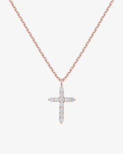 PAVOI Pendants-Cubic Zirconia Cross Pendant