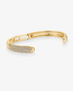 PAVOI Bangles-Cubic Zirconia Pave Bangle