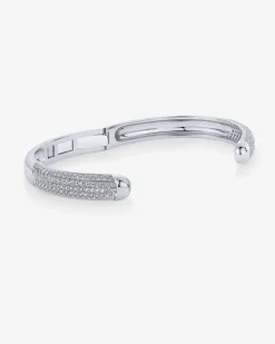 PAVOI Bangles-Cubic Zirconia Pave Bangle
