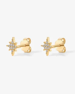 PAVOI Studs-Cubic Zirconia Star Stud Earrings