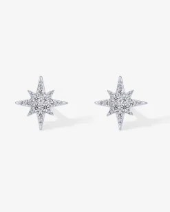 PAVOI Studs-Cubic Zirconia Star Stud Earrings