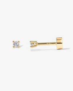 PAVOI Flat Backs|Studs-Cubic Zirconia Stud Screwbacks