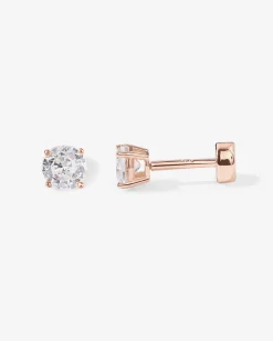 PAVOI Flat Backs|Studs-Cubic Zirconia Stud Screwbacks