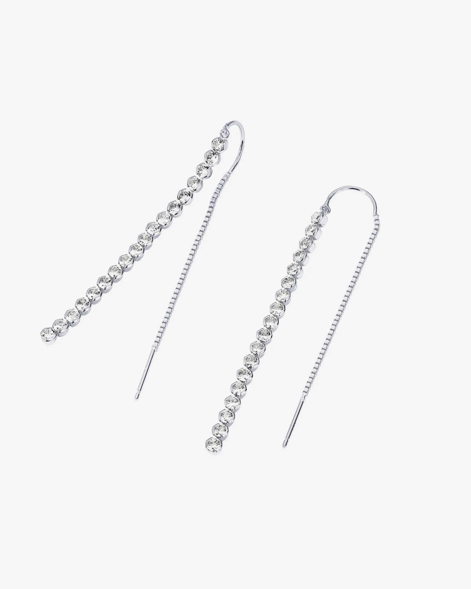 PAVOI Dangle & Threader-Cubic Zirconia Threader Earrings