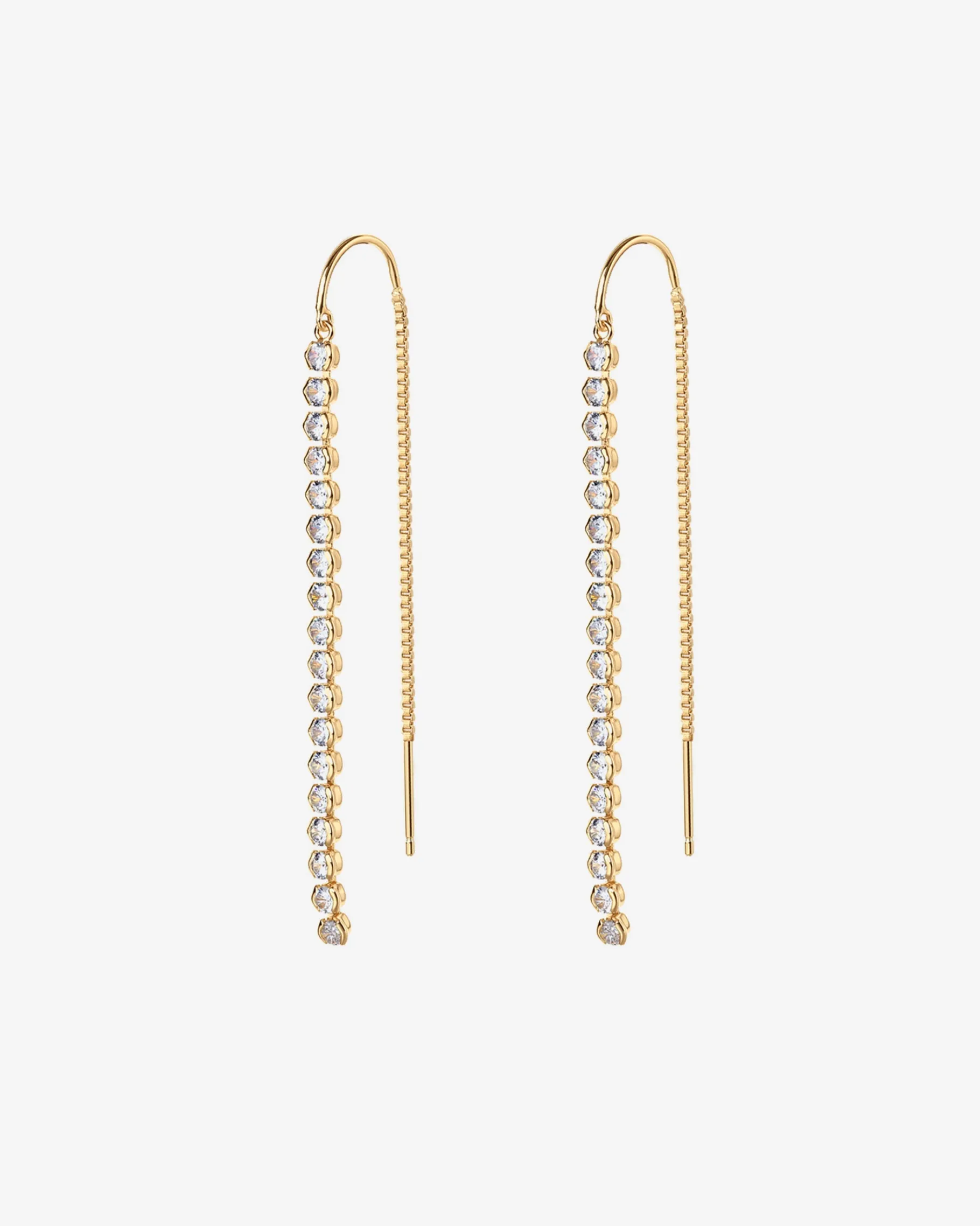 PAVOI Dangle & Threader-Cubic Zirconia Threader Earrings