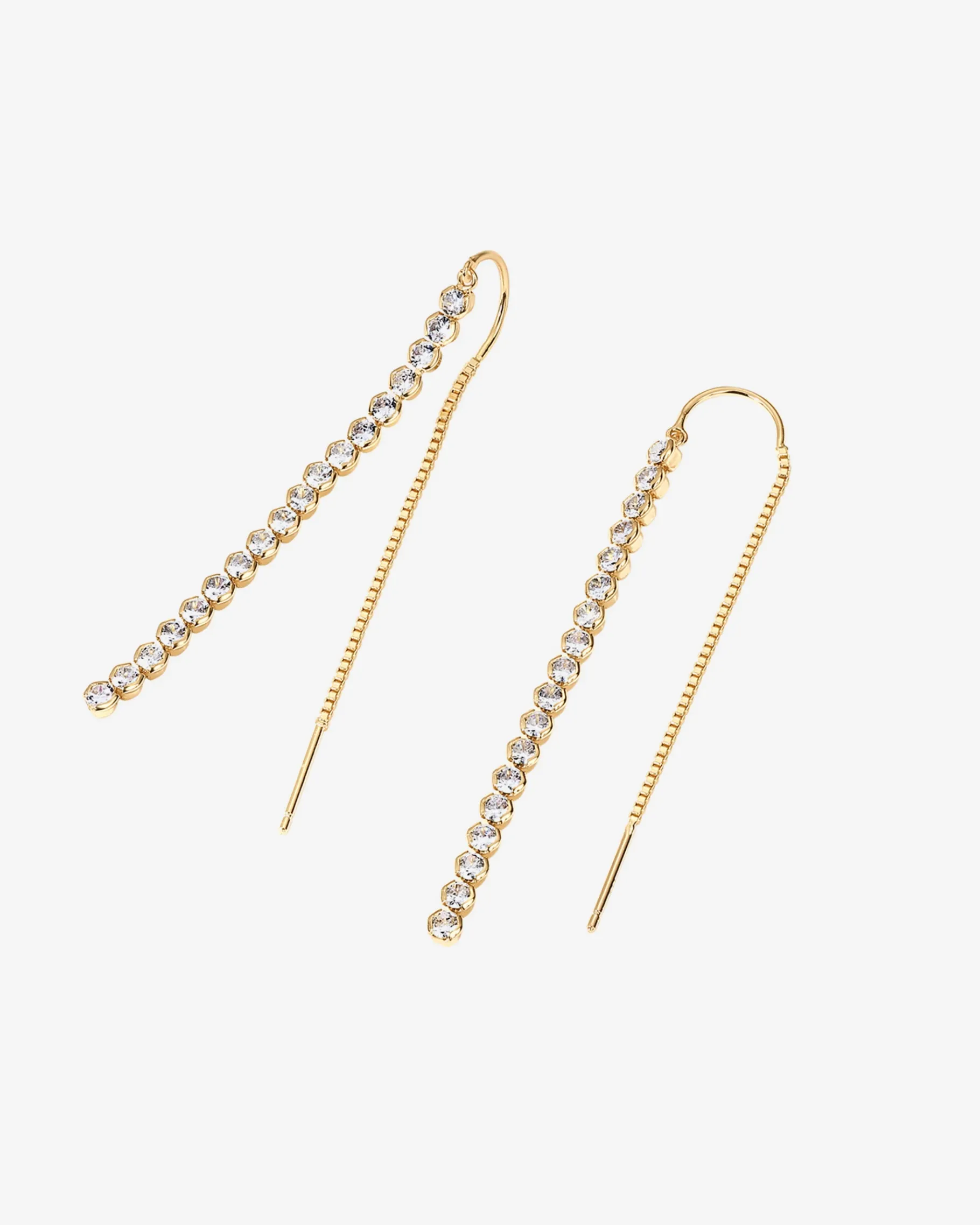 PAVOI Dangle & Threader-Cubic Zirconia Threader Earrings