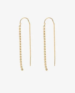 PAVOI Dangle & Threader-Cubic Zirconia Threader Earrings