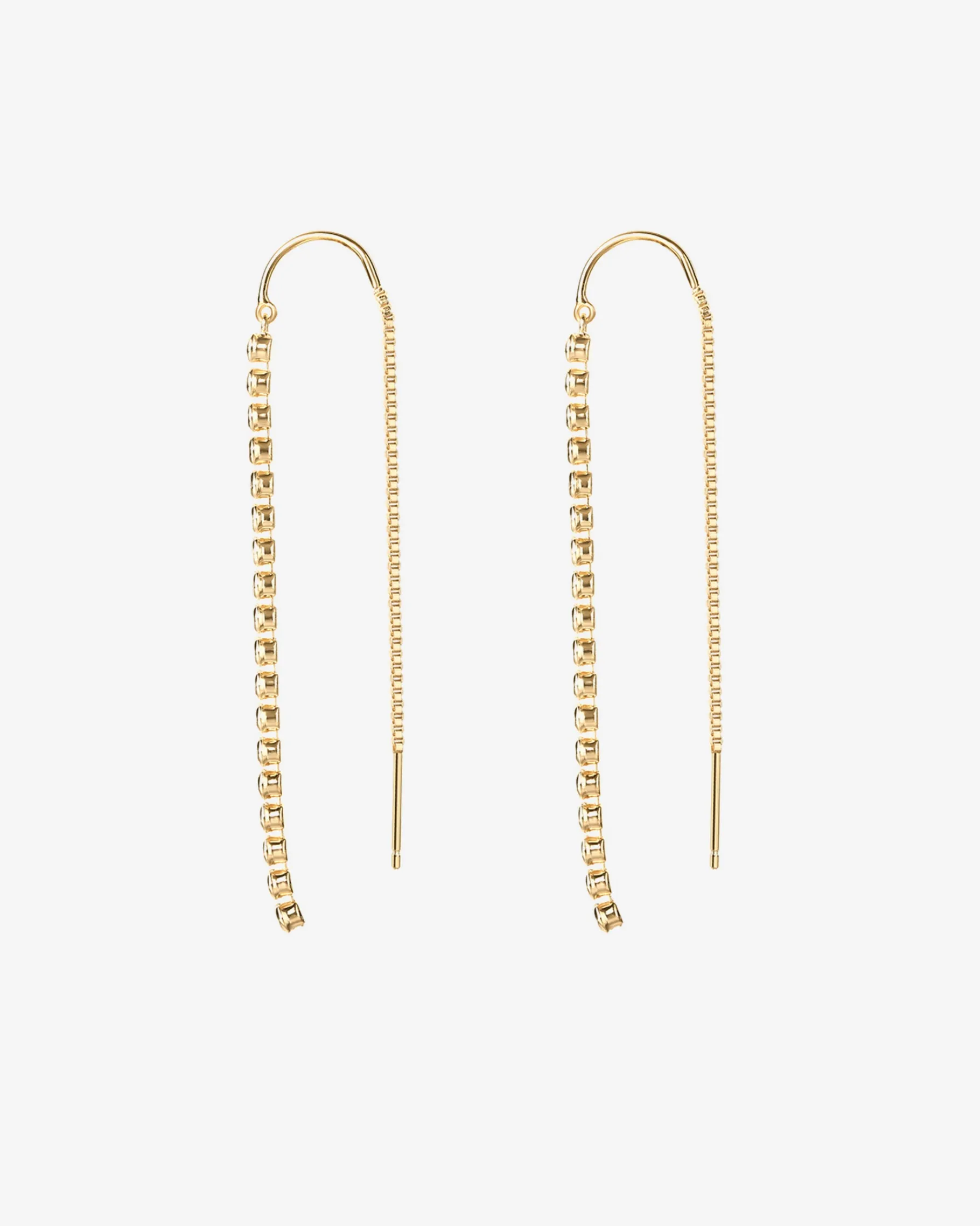PAVOI Dangle & Threader-Cubic Zirconia Threader Earrings