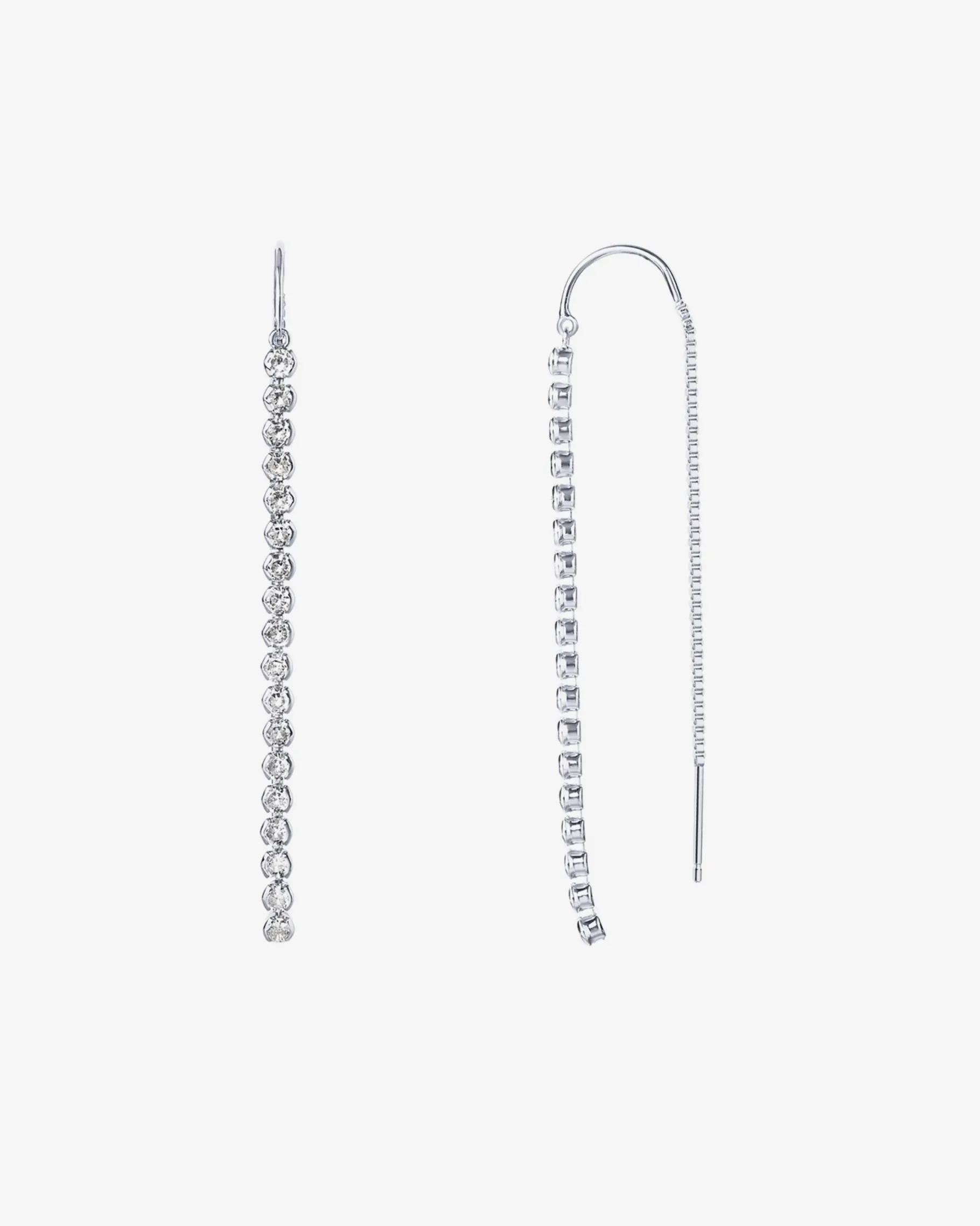 PAVOI Dangle & Threader-Cubic Zirconia Threader Earrings