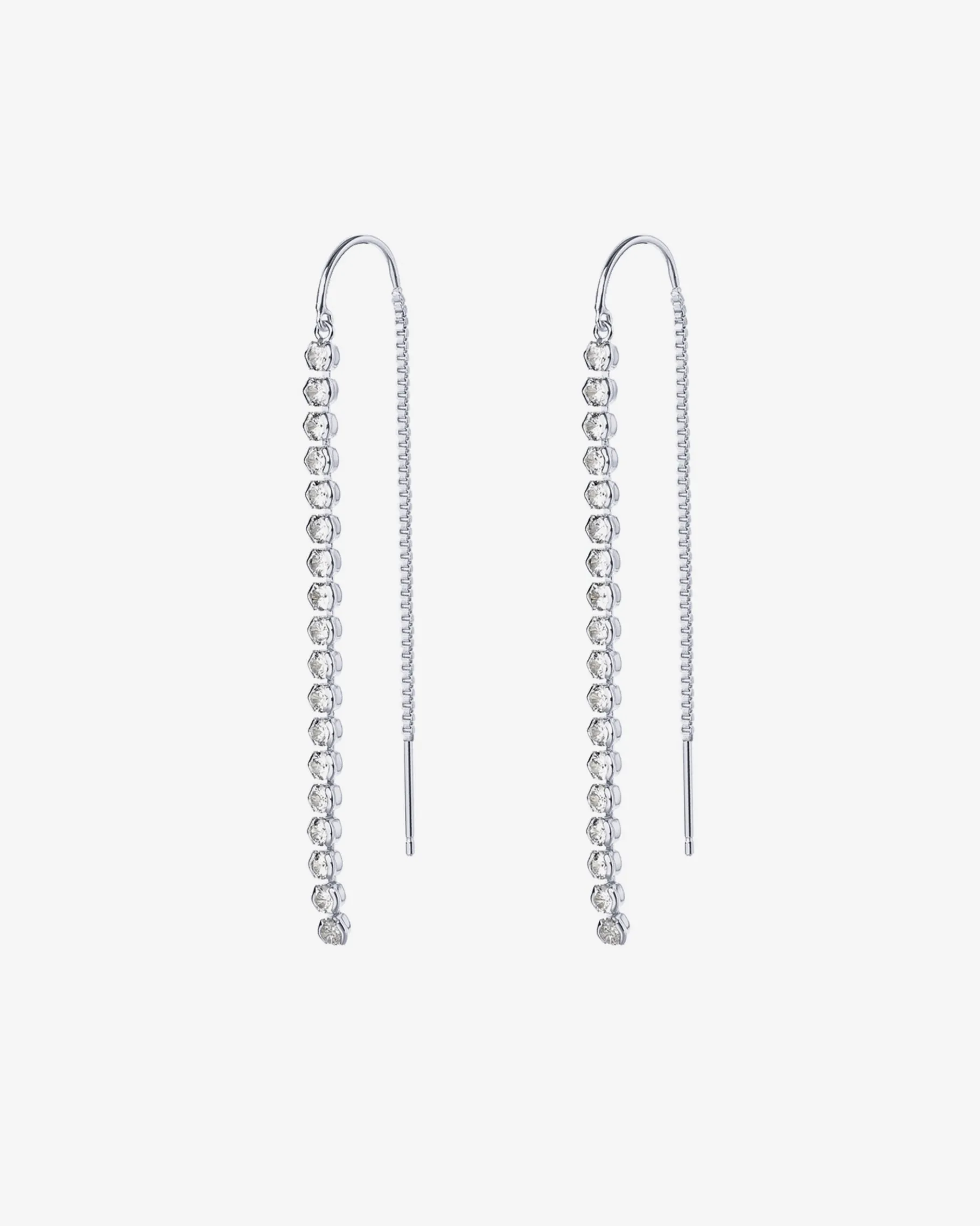 PAVOI Dangle & Threader-Cubic Zirconia Threader Earrings