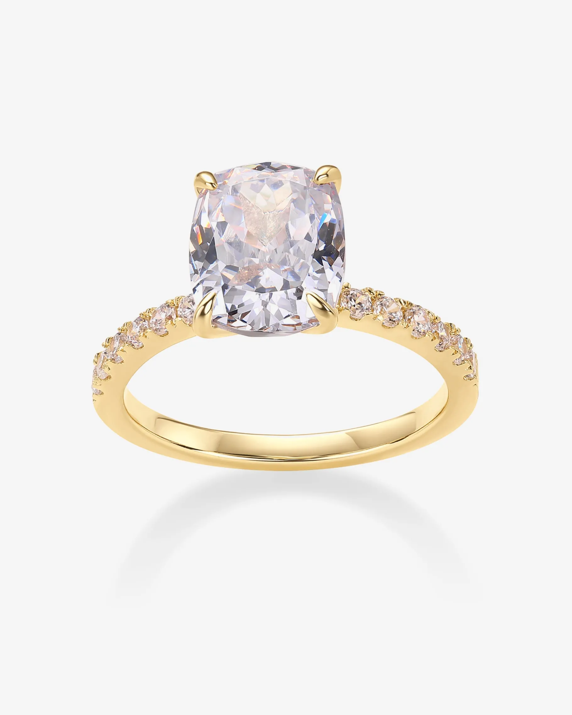 PAVOI Engagement-Cushion Cut Engagement Ring