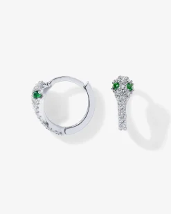 PAVOI Huggies-CZ Snake Huggie Earrings