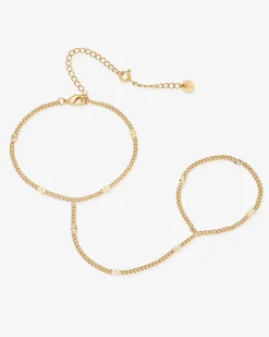 PAVOI Chain|Hand Chains-Dainty Beaded Hand Chain