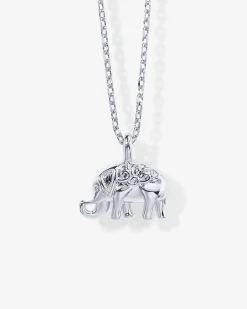 PAVOI Pendants-Dainty Elephant Pendant Necklace