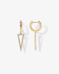 PAVOI Dangle & Threader|Huggies-Dangle Huggie Earrings
