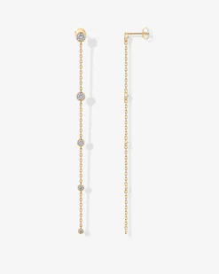 PAVOI Dangle & Threader-Dazzle Drop Earrings